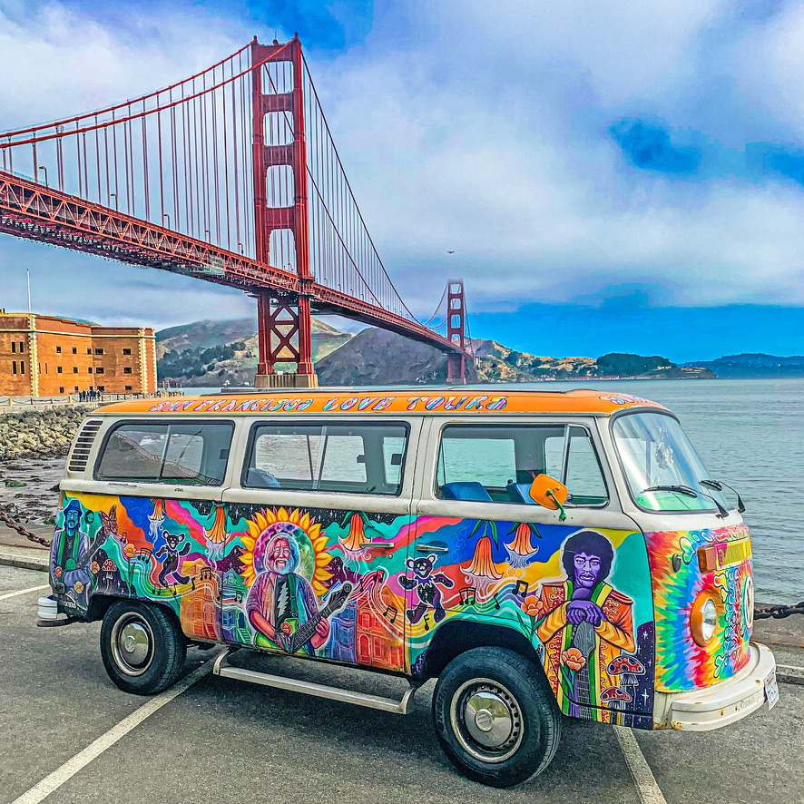 San Francisco Tour Bus Hippie Buses
