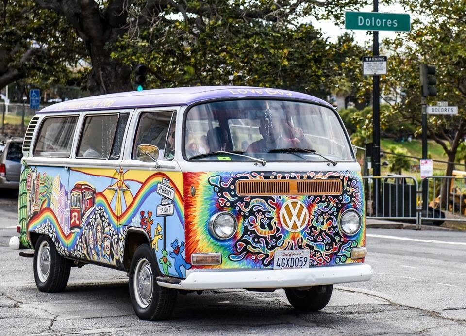 San Francisco Tour Bus Hippie Buses